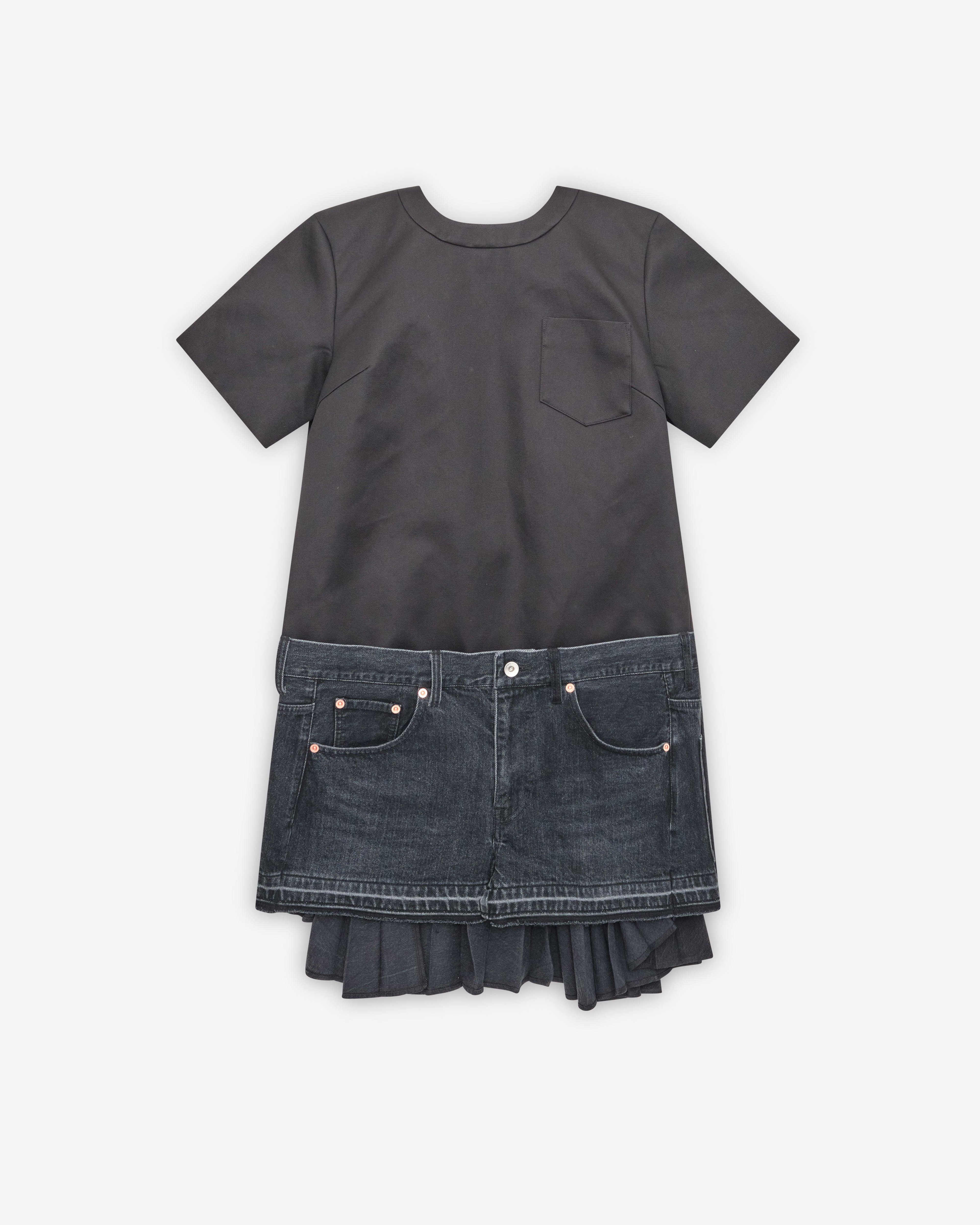 Sacai - Women's Denim Dress - (Black) by SACAI