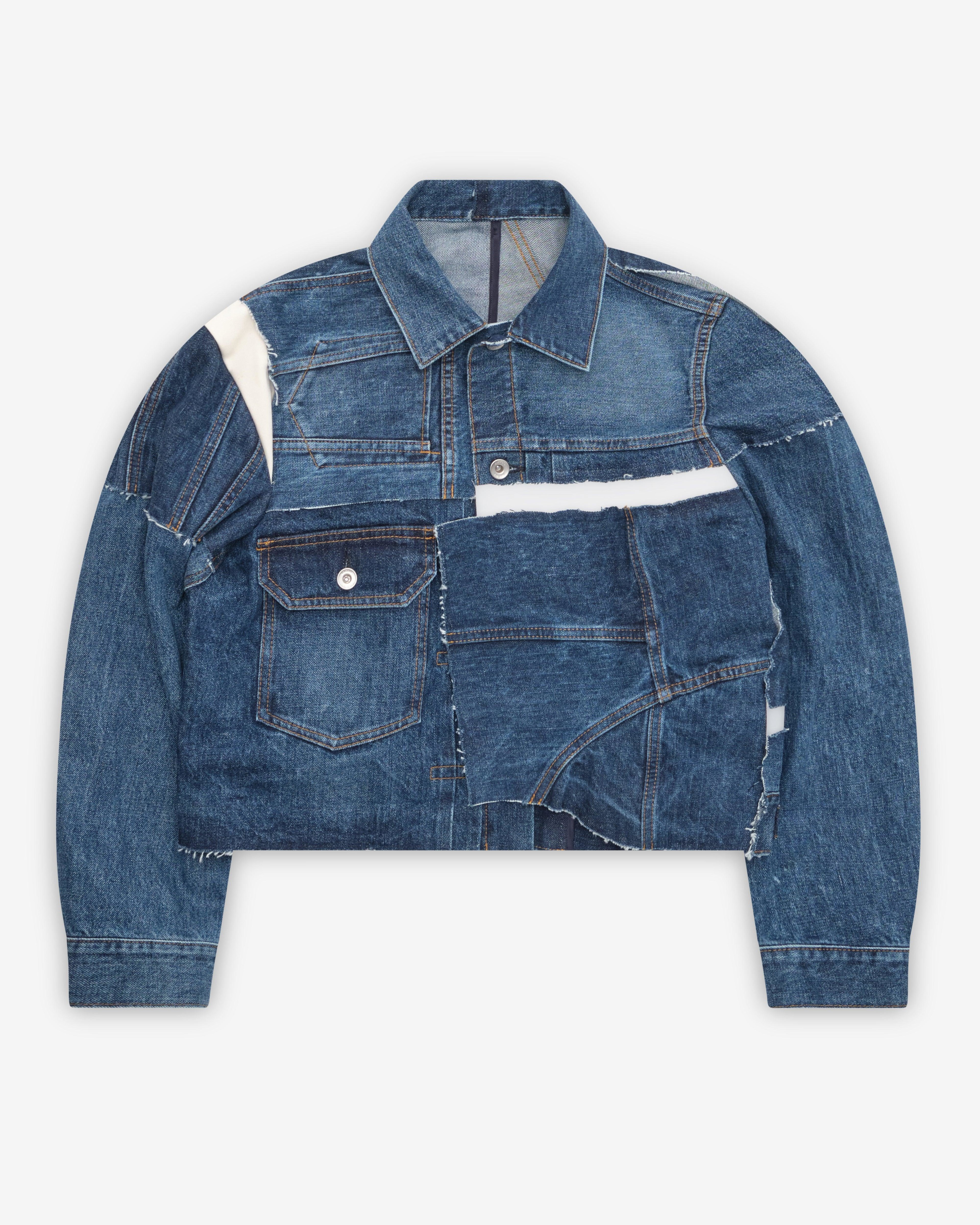 Sacai - Women's Denim Jacket - (Blue) by SACAI