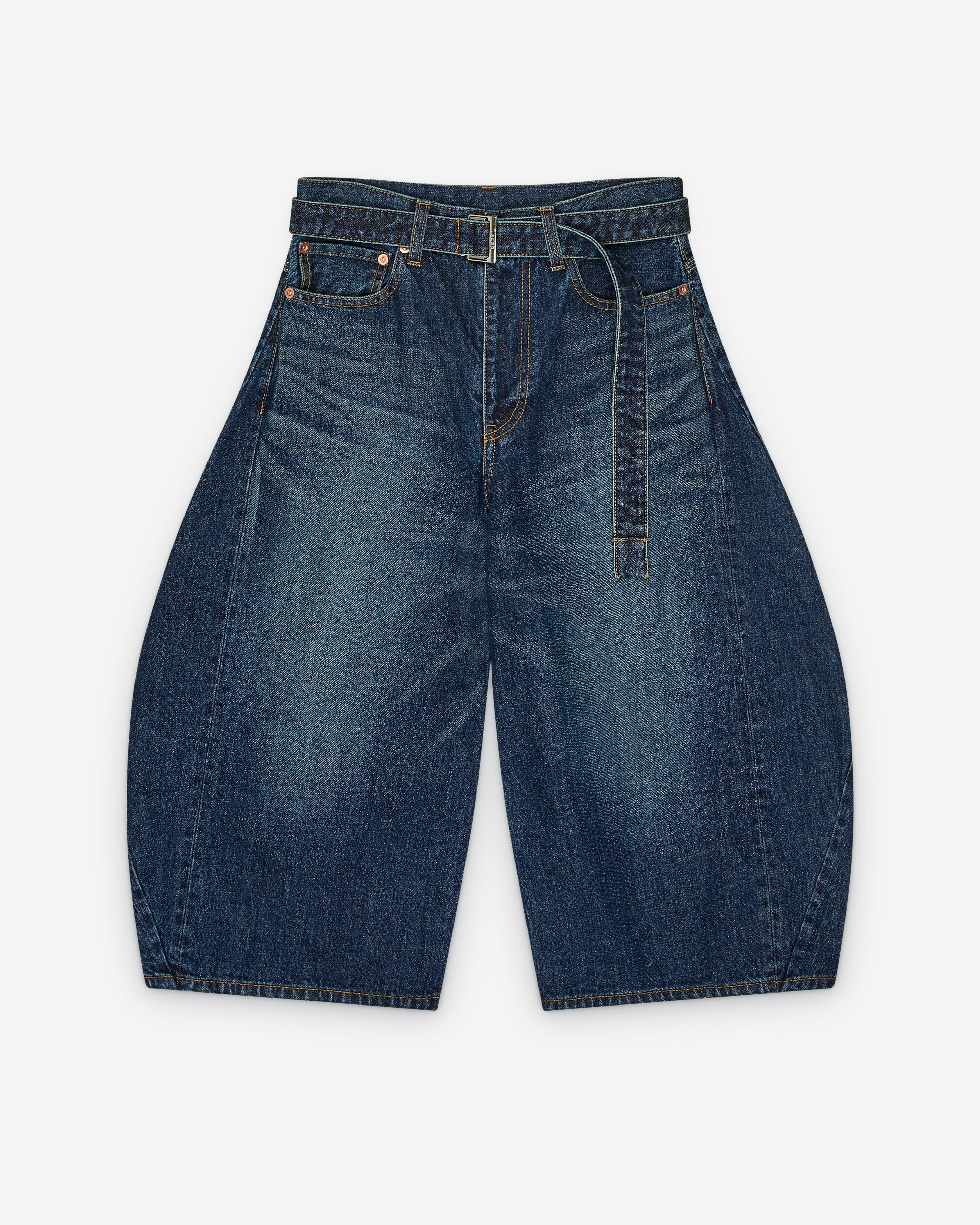 Sacai - Women's Denim Shorts - (Blue) by SACAI