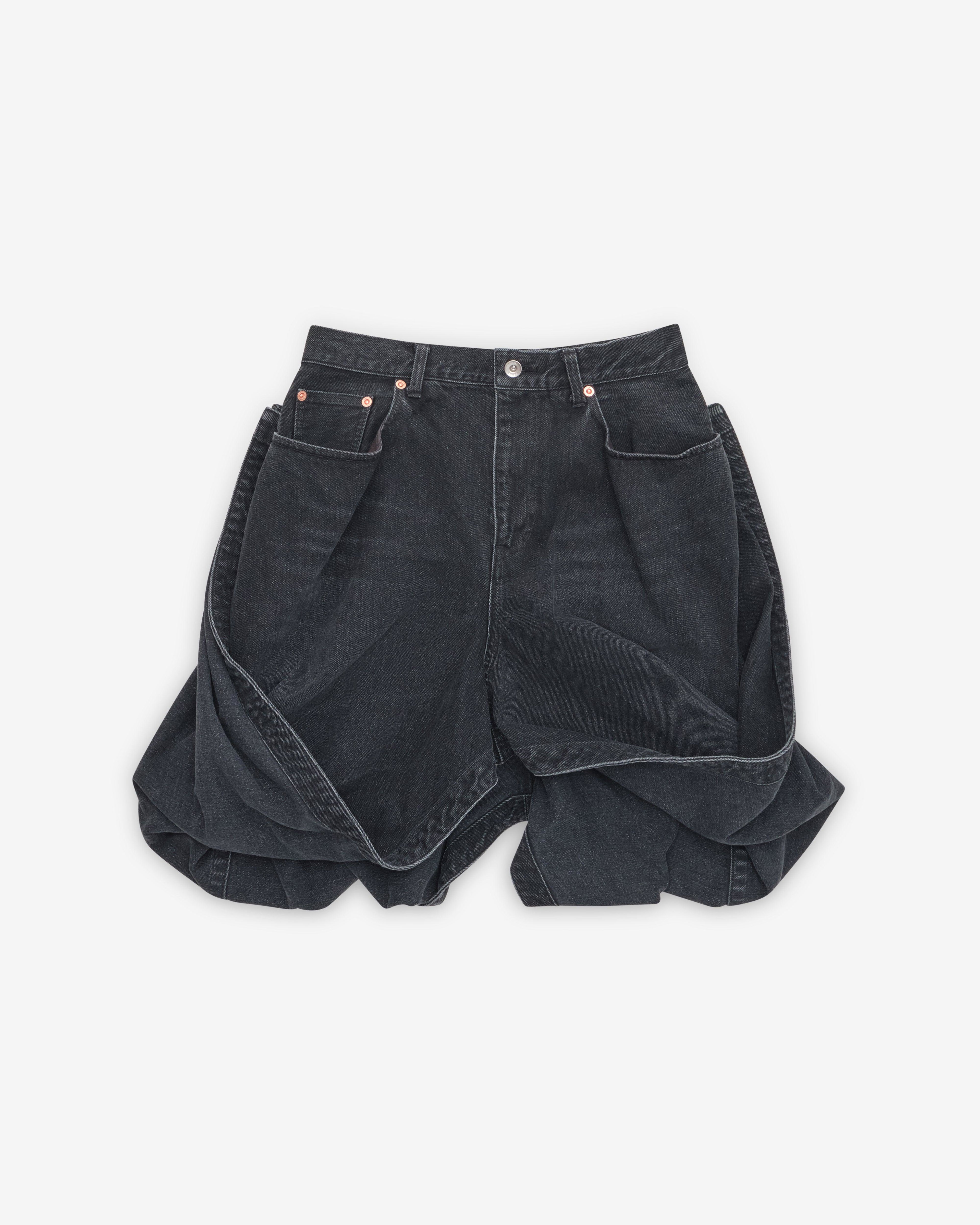 Sacai - Women's Denim Skirt - (Black) by SACAI