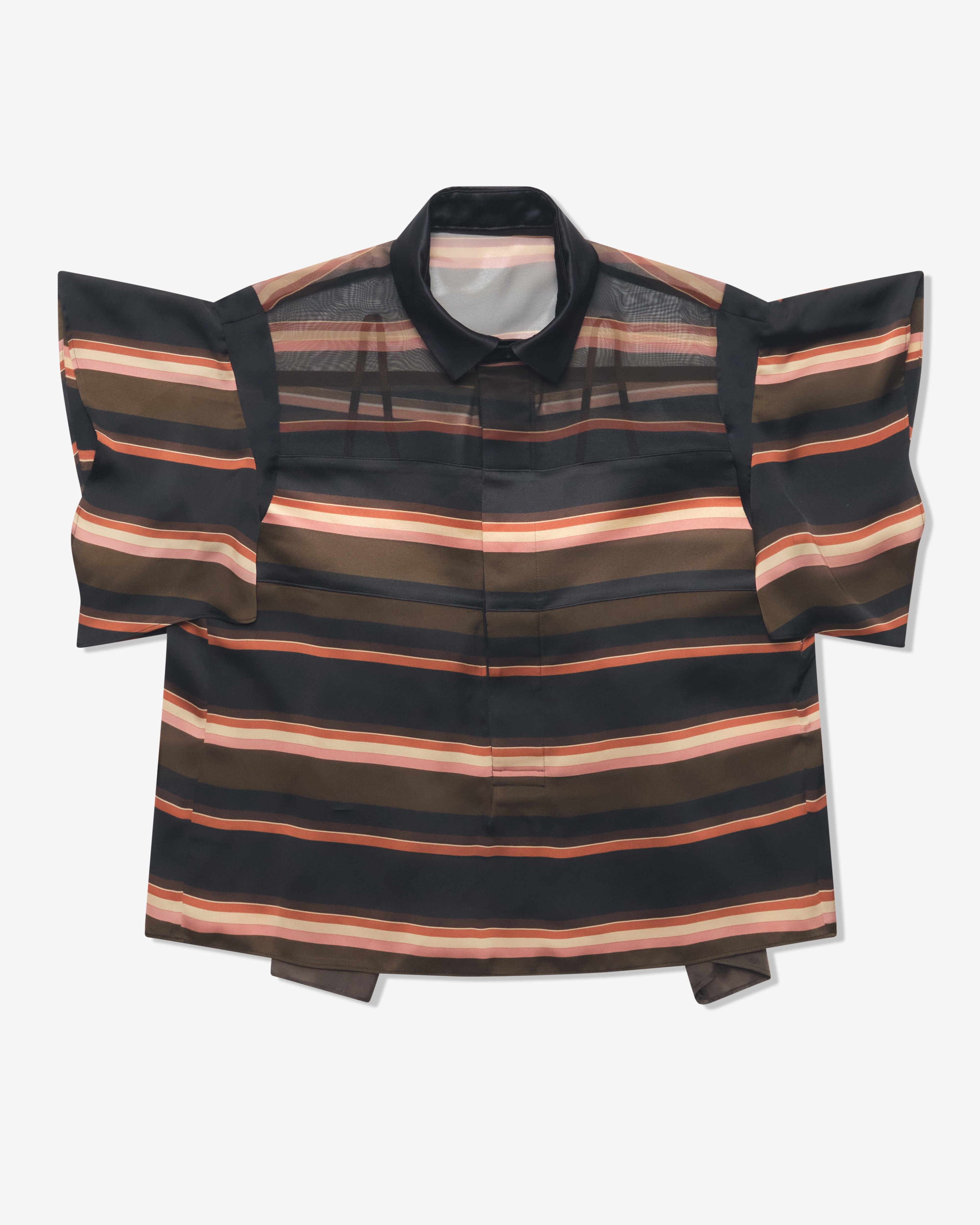 Sacai - Women's Horizontal Stripe Pullover - (Multi) by SACAI Sacai - Women's Horizontal Stripe Pullover - (Multi) by SACAI