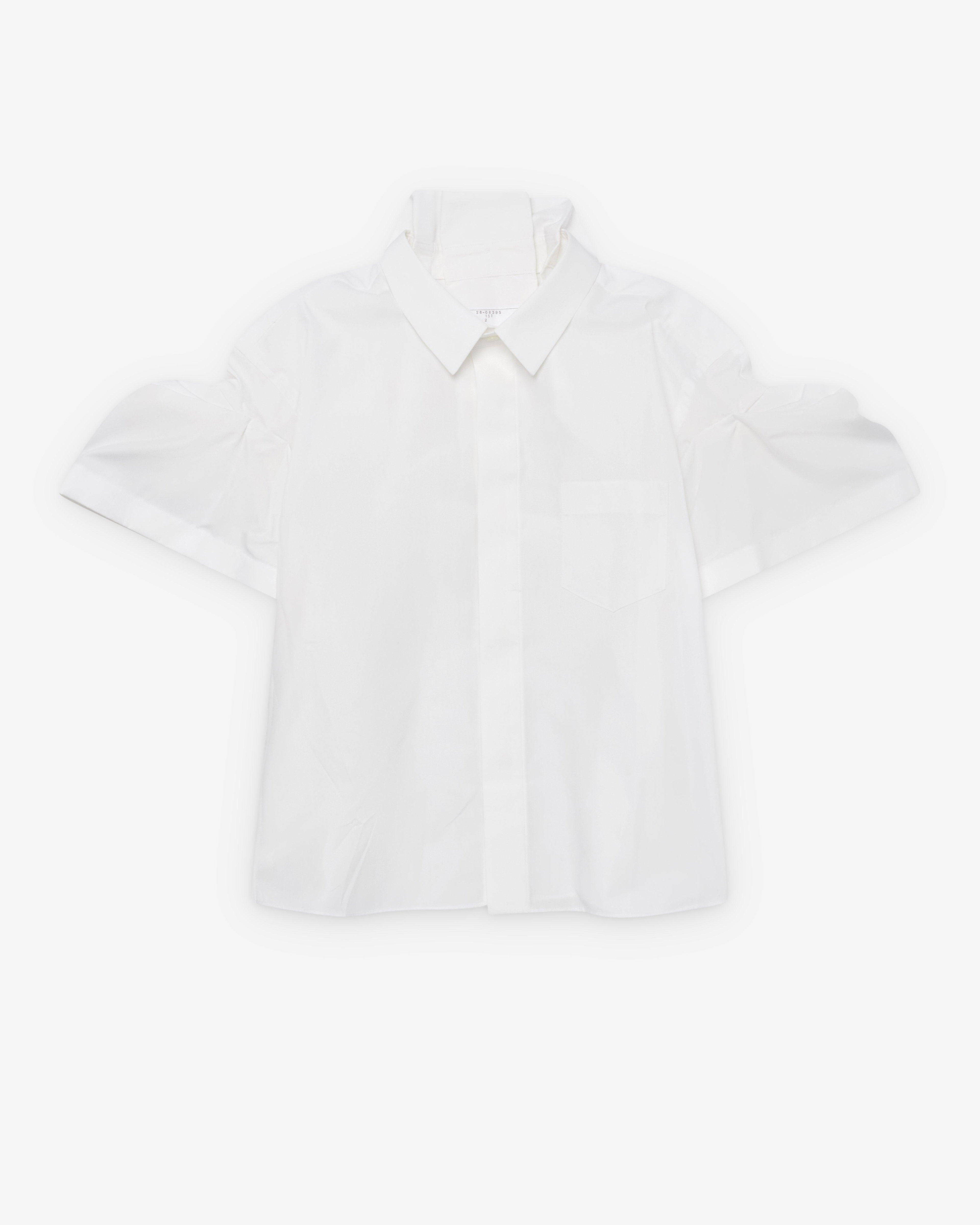 Sacai  - Women's Poplin Shirt - (White) by SACAI
