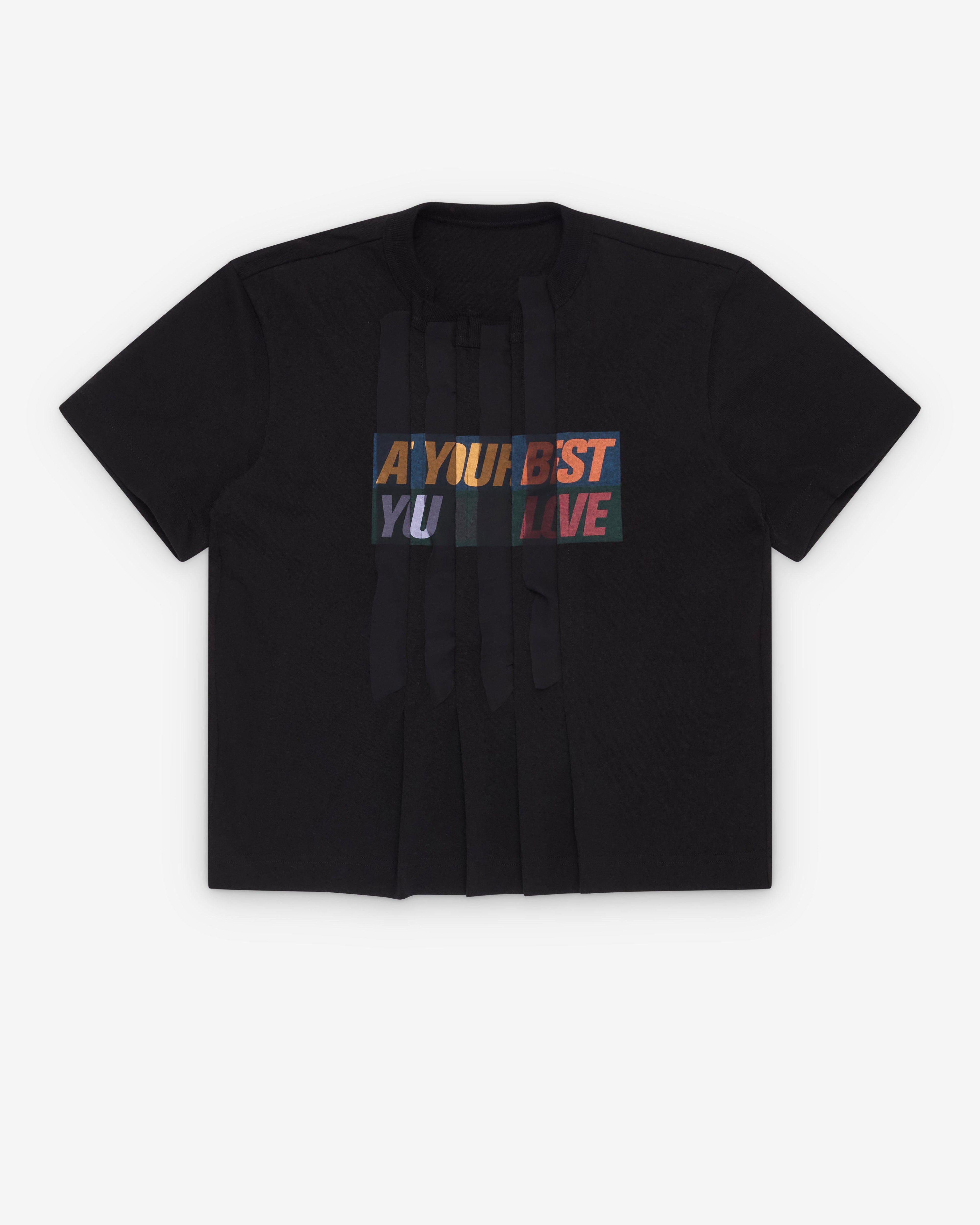 Sacai  - Women's Print T-Shirt - (Black) by SACAI