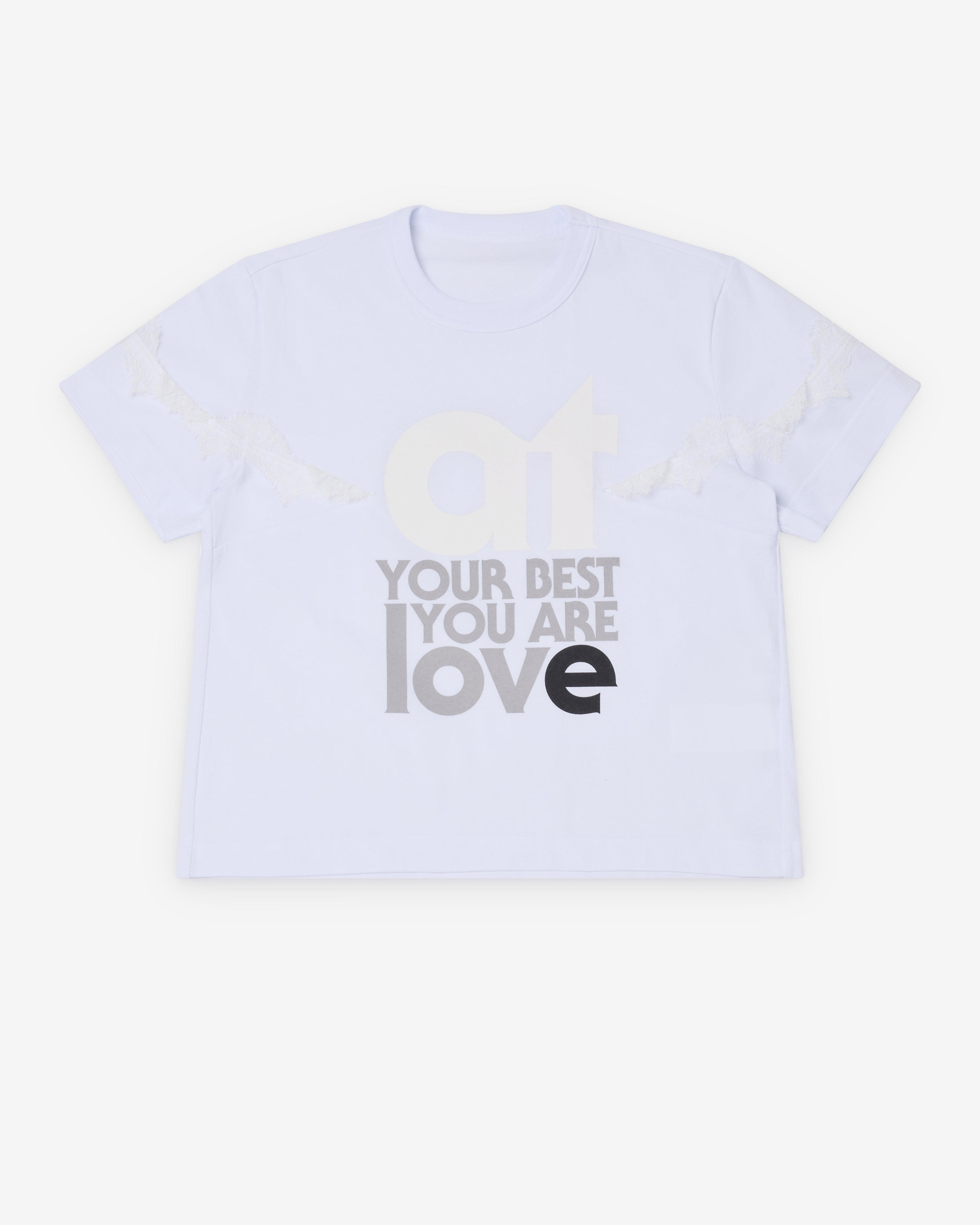 Sacai  - Women's Print T-Shirt - (White) by SACAI