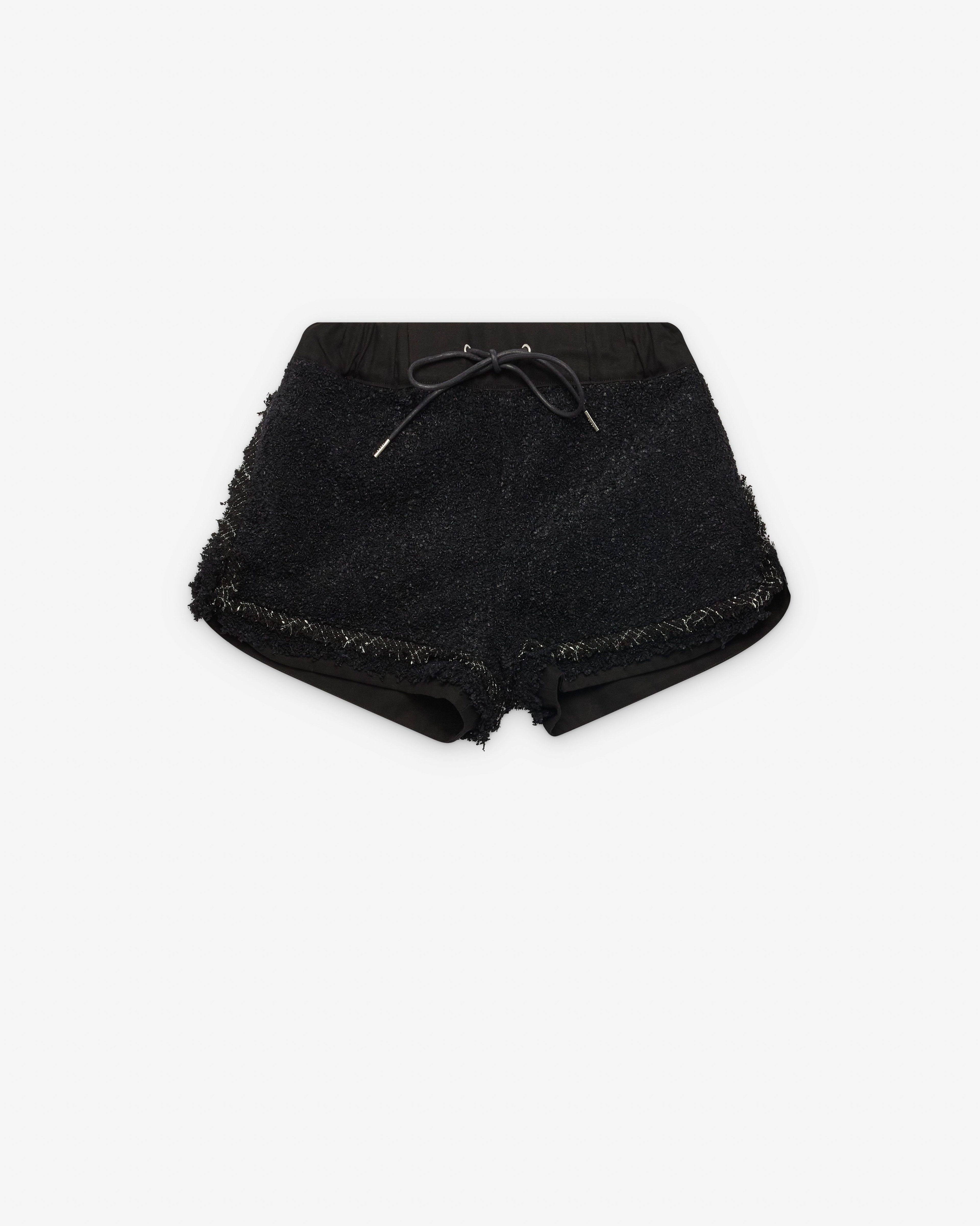 Sacai - Women's Tweed Shorts - (Black) by SACAI