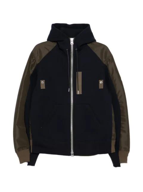 Sponge hoodied jacket by SACAI