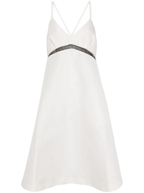 V-neck midi dress by SACAI