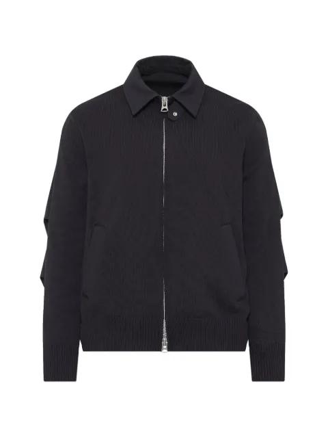 Weathercloth X knit jacket by SACAI