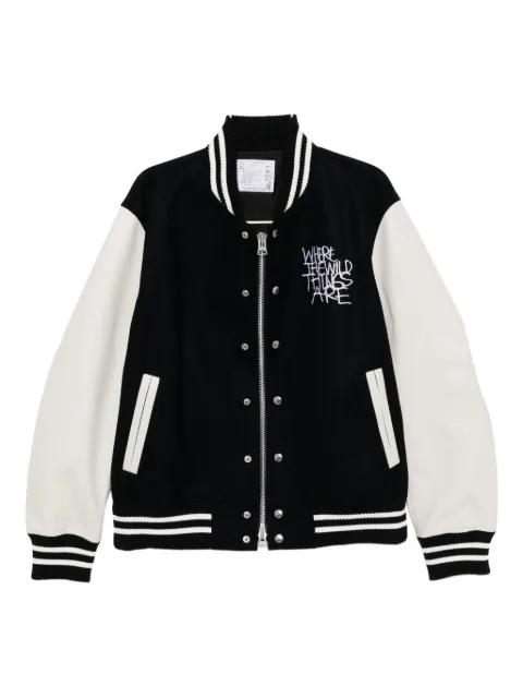 Where The Wild Thing Are bomber jacket by SACAI