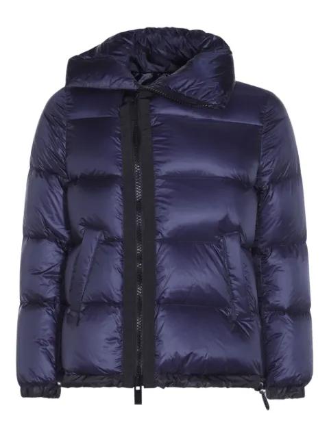asymmetric-zip padded jacket by SACAI