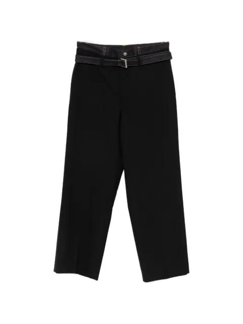 belt trousers by SACAI