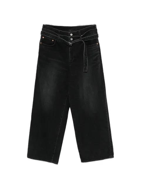 belted denim by SACAI