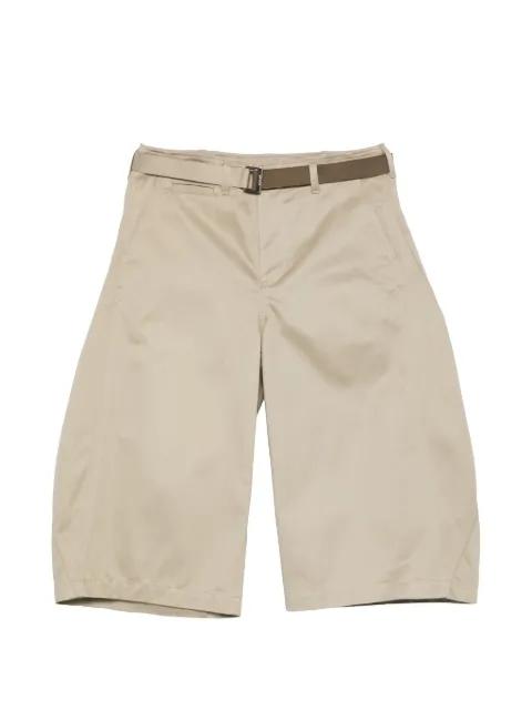 belted trousers by SACAI