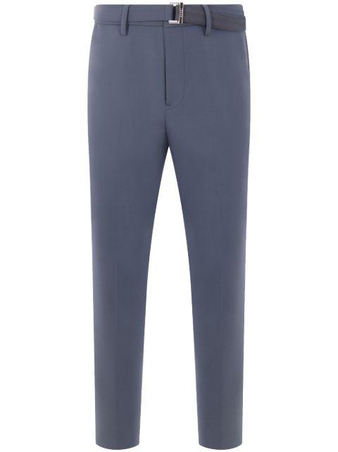 belted trousers by SACAI