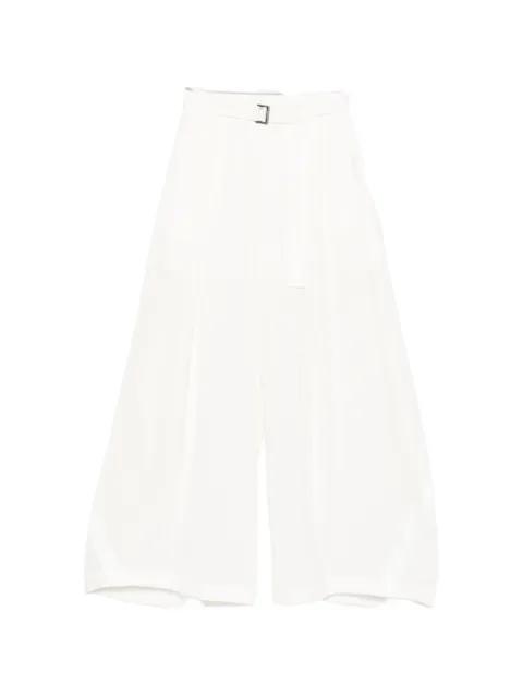 buckle trousers by SACAI