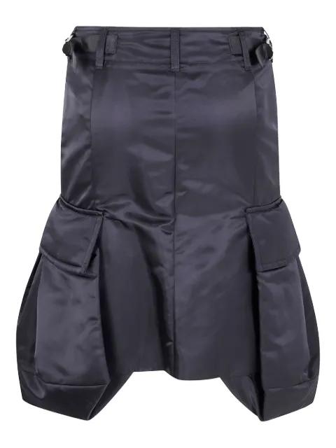 cargo-pocket straight skirt by SACAI