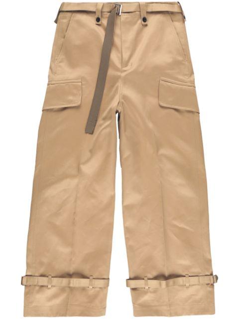 cargo trousers by SACAI