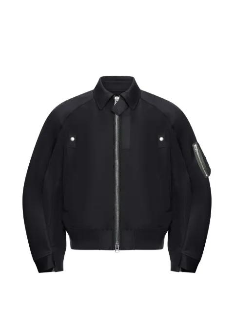chino zip bomber jacket by SACAI