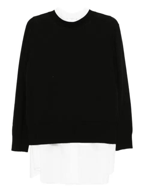 classic collar shirt dress by SACAI