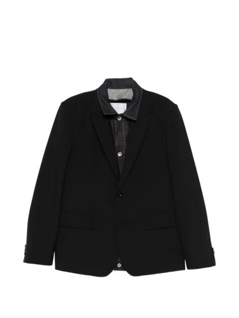 collared jacket by SACAI