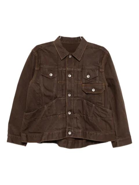 cotton denim jacket by SACAI