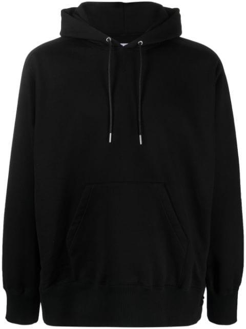 cotton drawstring hoodie by SACAI