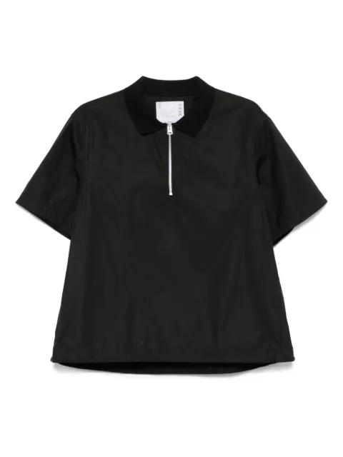cotton polo shirt by SACAI