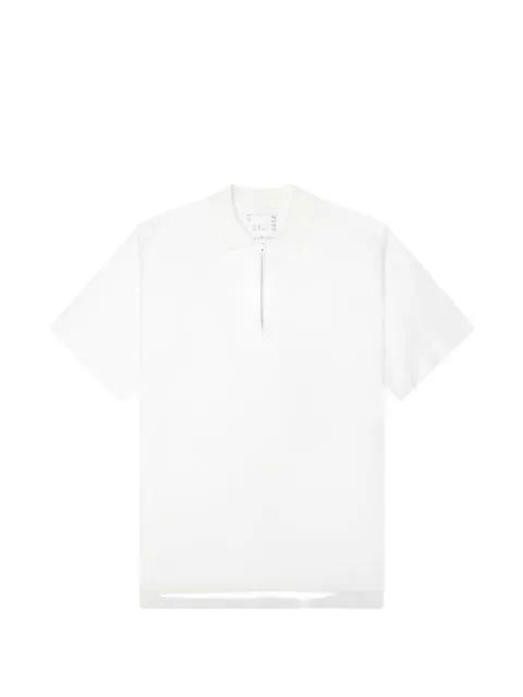 cotton polo shirt by SACAI