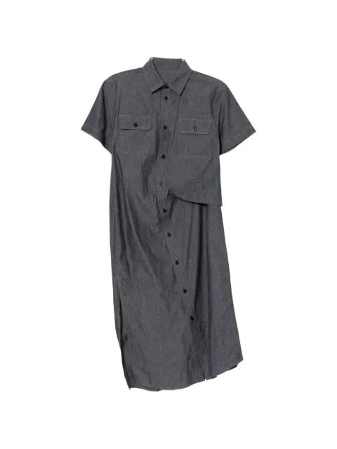 denim midi dress by SACAI