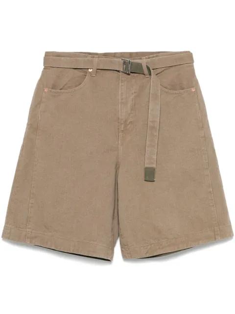 denim shorts by SACAI
