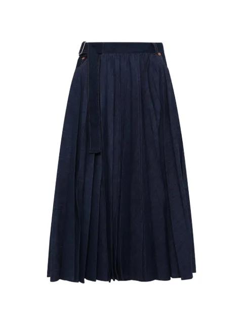 denim skirt by SACAI