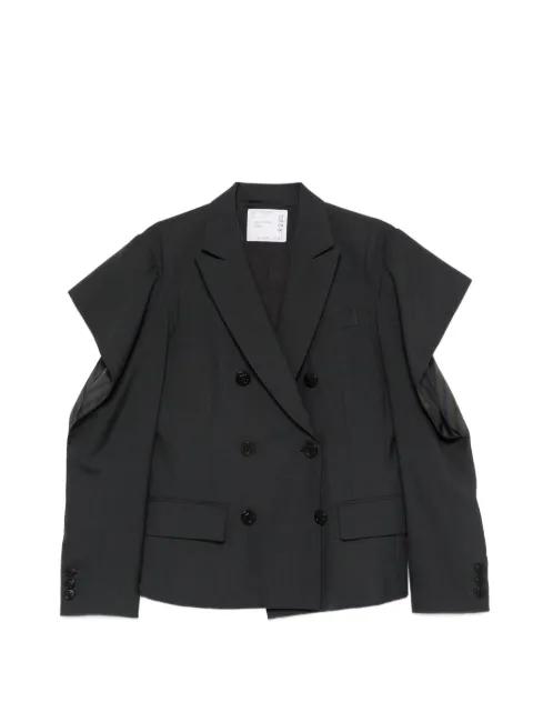 double-breasted blazer by SACAI