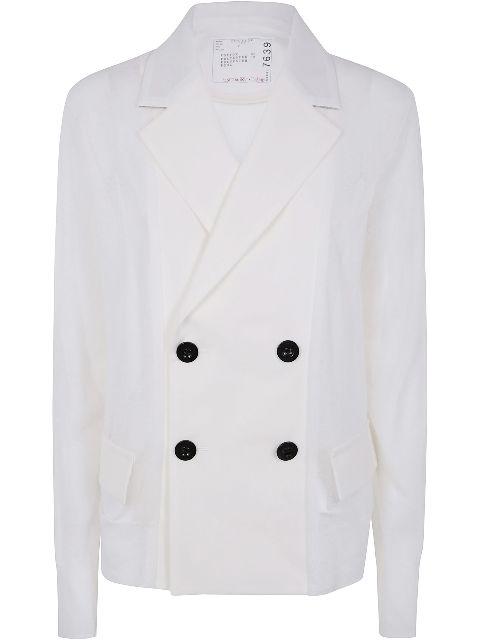double-breasted jacket by SACAI