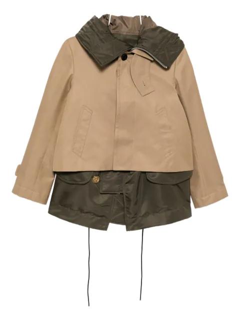 double-layered jacket by SACAI