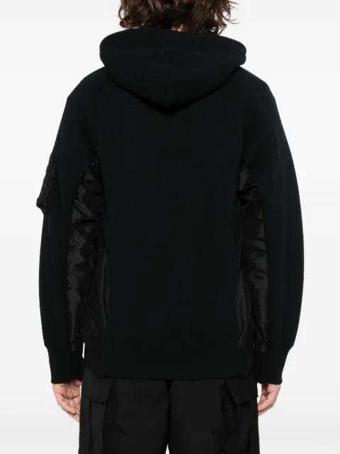 drawstring hood bomber jacket by SACAI