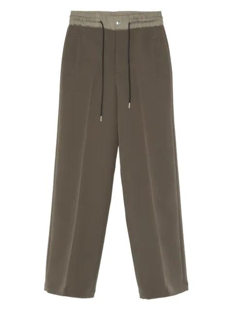 drawstring-waist trousers by SACAI