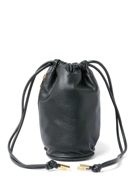 drawstring zip bucket bag by SACAI