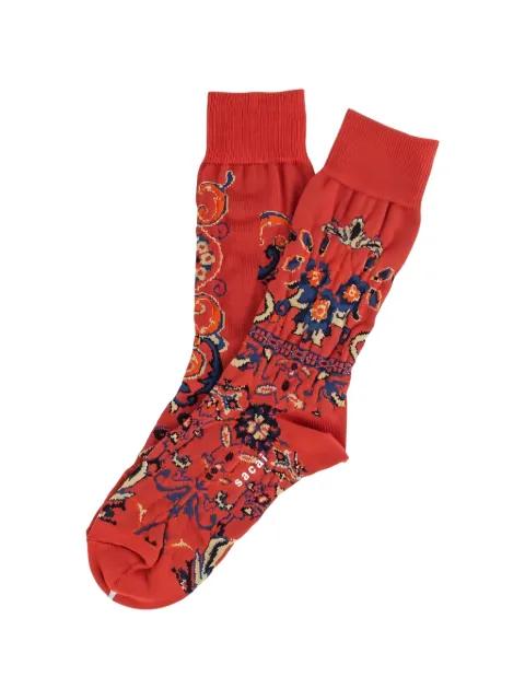 floral socks by SACAI