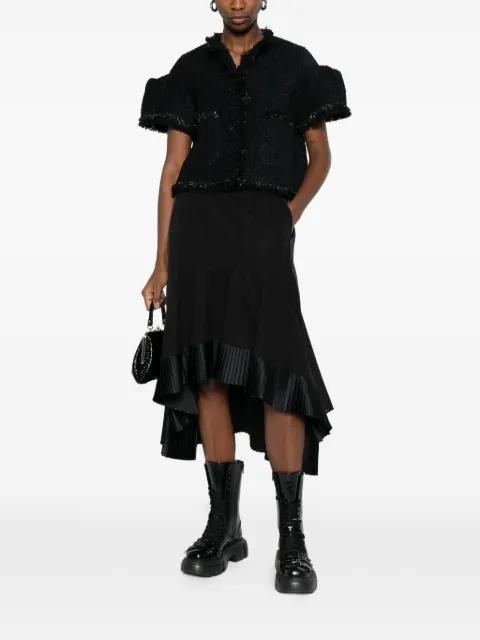 fringed jacket by SACAI
