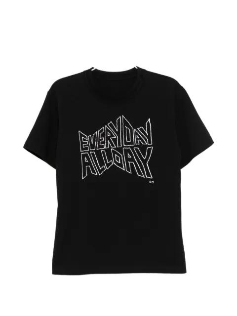 graphic crew neck T-shirt by SACAI