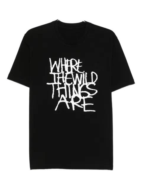 graphic-print T-shirt by SACAI
