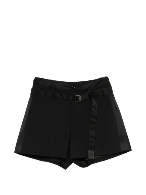 high-waist shorts by SACAI