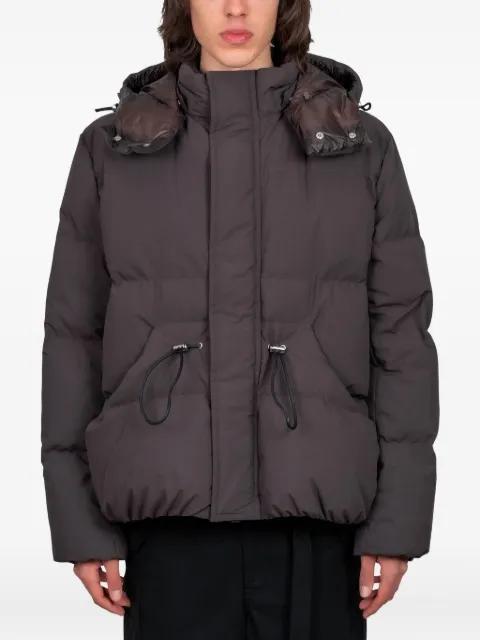 hoodied puffer jacket by SACAI