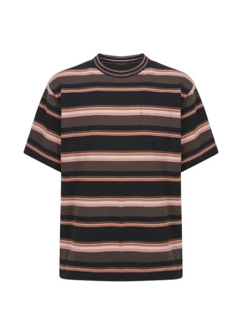 horizontal-stripe T-shirt by SACAI