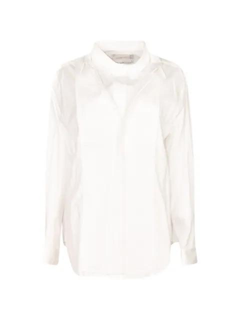 layered shirt by SACAI