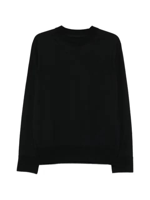 long-sleeve crew neck sweater by SACAI