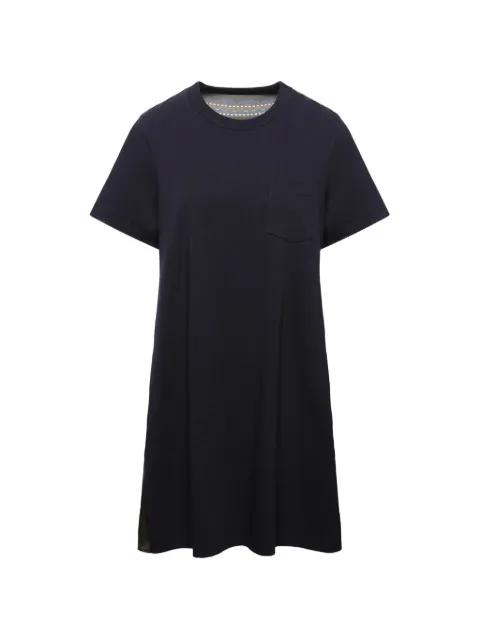 paisley-print paneled mini dress by SACAI