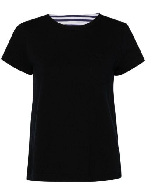 panelled T-shirt by SACAI