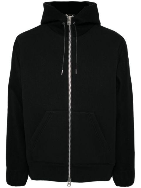 panelled hoodie by SACAI