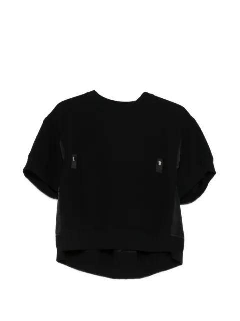 panelled sweatshirt by SACAI